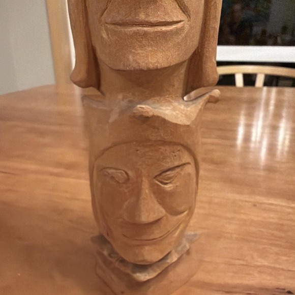 Bob Agnew Signed Wood Totem Sculpture California Studio Artist Dated 1980 - Picture 4 of 11